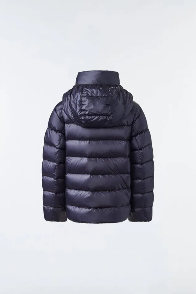 Coats and Jackets Kids Mackage BILLY Recycled Ripstop Down Jacket For Kids 814 Years Black