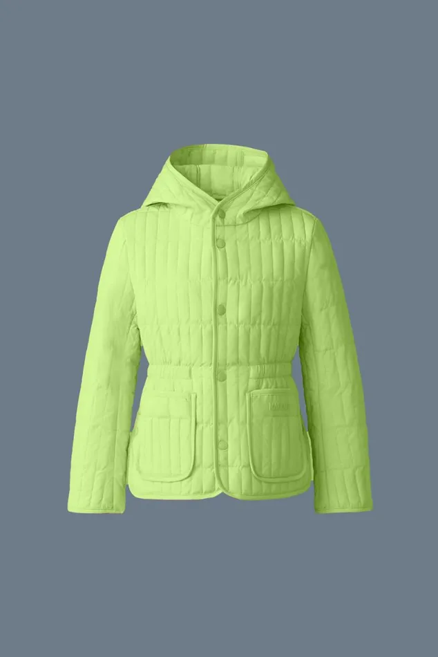 Coats and Jackets Kids Mackage MAURA Light Down Vertical Quilted Jacket For Kids 814 Years Black