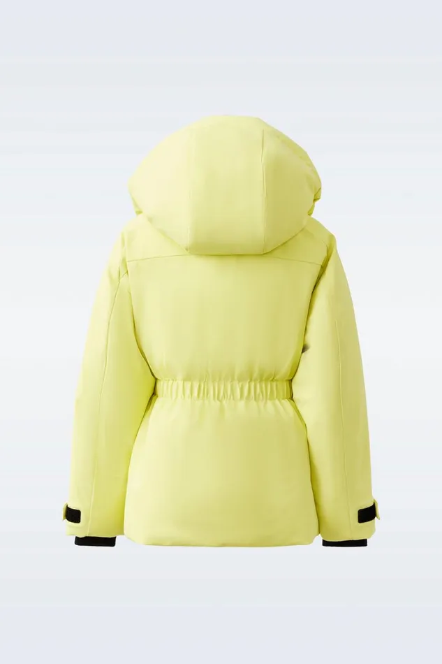 Coats and Jackets Kids Mackage MOONT Stretch Down Ski Jacket For Toddlers 26 Years Milkshake