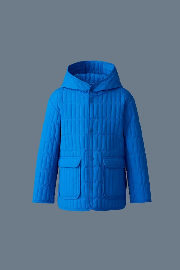 Coats and Jackets Kids Mackage SPENCER Light Down Vertical Quilted Jacket For Kids 814 Years Black
