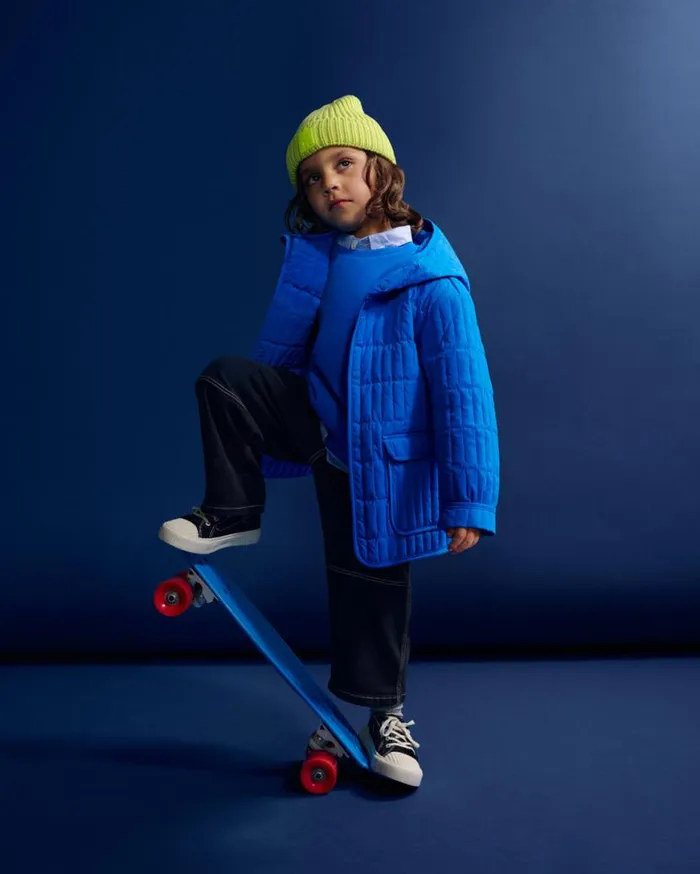 Coats and Jackets Kids Mackage SPENCER Light Down Vertical Quilted Jacket For Kids 814 Years Black