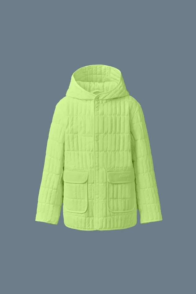 Coats and Jackets Kids Mackage SPENCER Light Down Vertical Quilted Jacket For Kids 814 Years Black