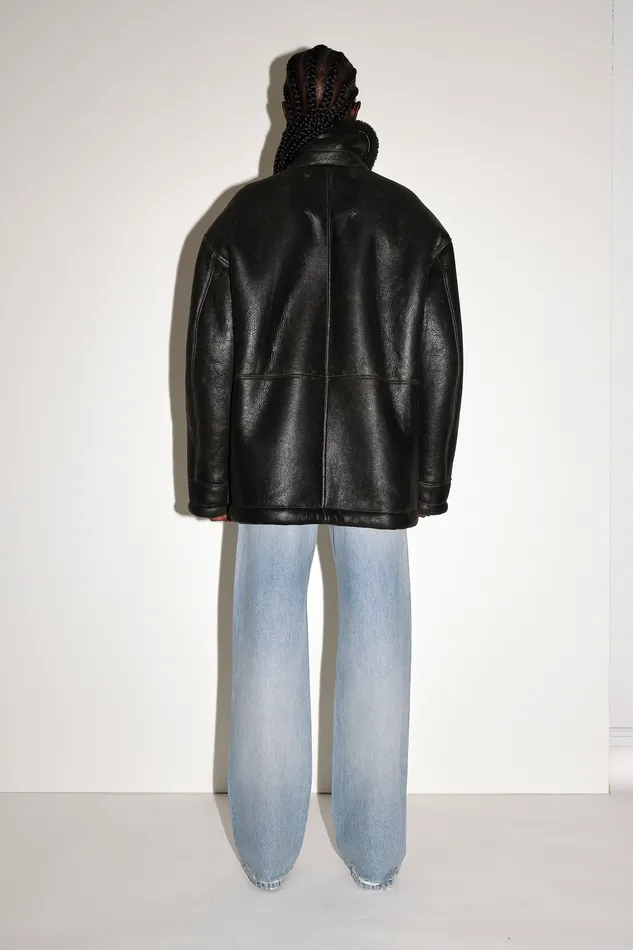 Coats and Jackets Men Kyoto Leather 8211 Black Wonhundred