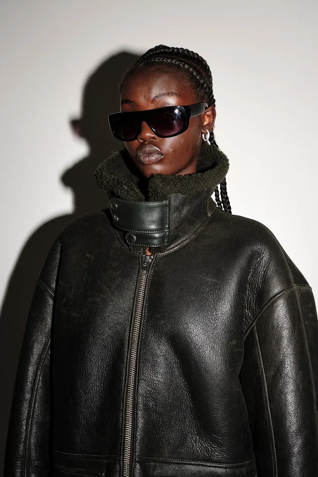 Coats and Jackets Men Kyoto Leather 8211 Black Wonhundred
