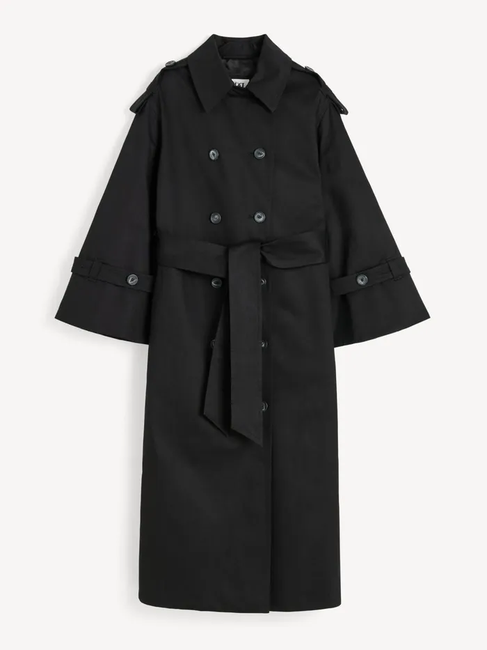 Coats and Jackets Women By Malene Birger Alaya Trench Coat Black Coats and Jackets Women By Malene Birger Alaya Trench Coat Black