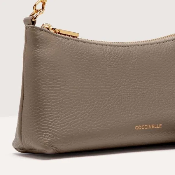 Coccinelle Aura Warm Taupe Women Coccinelle Mini Bags Coccinelle Aura Warm Taupe Women Coccinelle Mini Bags