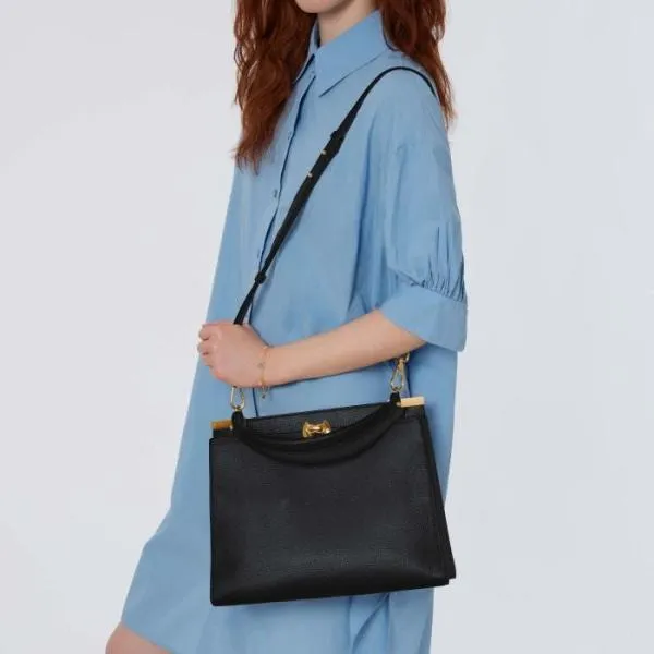 Coccinelle Binxie Medium Noir Women Coccinelle Top Handle Bag Coccinelle Binxie Medium Noir Women Coccinelle Top Handle Bag