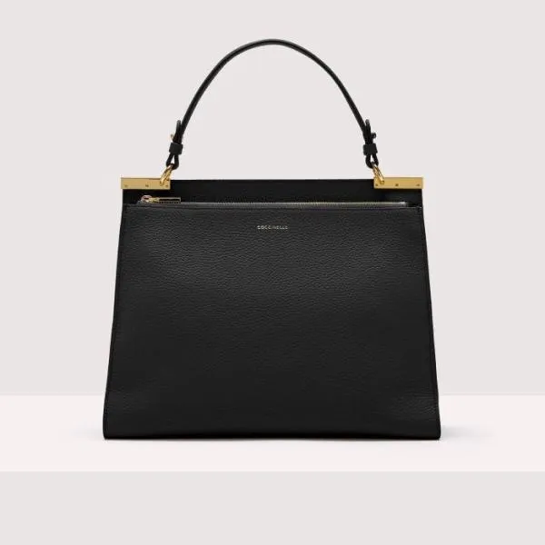 Coccinelle Binxie Medium Noir Women Coccinelle Top Handle Bag Coccinelle Binxie Medium Noir Women Coccinelle Top Handle Bag