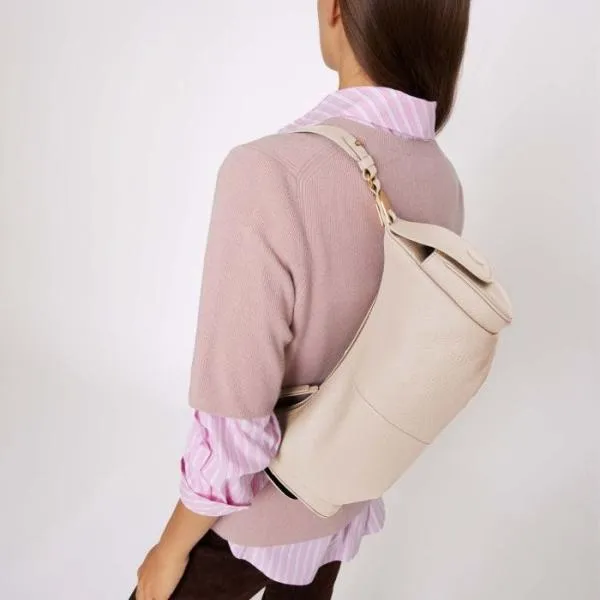 Coccinelle Campus Large Lambskin White Women Coccinelle Shoulder Bags Coccinelle Campus Large Lambskin White Women Coccinelle Shoulder Bags