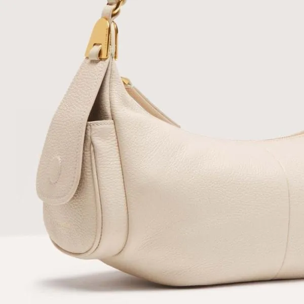 Coccinelle Campus Large Lambskin White Women Coccinelle Shoulder Bags Coccinelle Campus Large Lambskin White Women Coccinelle Shoulder Bags
