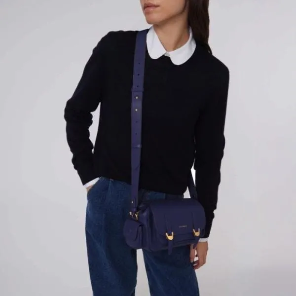 Coccinelle Campus Small Royal Blue Women Coccinelle Crossbody Bags