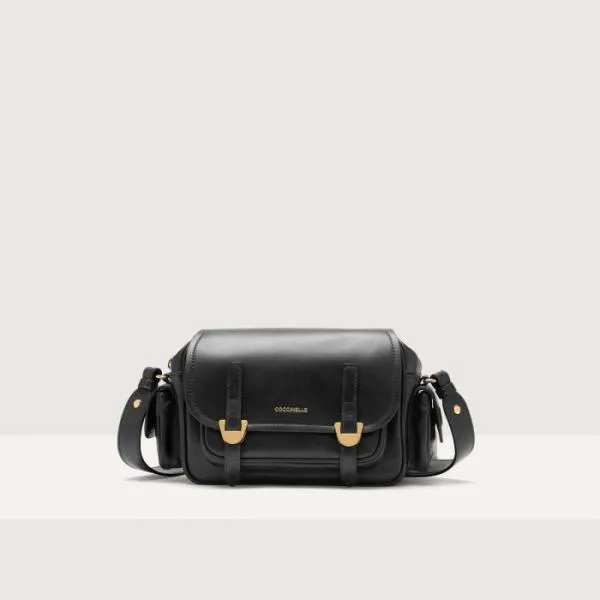 Coccinelle Campus Vintage Small Noir Women Coccinelle Crossbody Bags