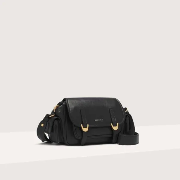 Coccinelle Campus Vintage Small Noir Women Coccinelle Crossbody Bags Coccinelle Campus Vintage Small Noir Women Coccinelle Crossbody Bags