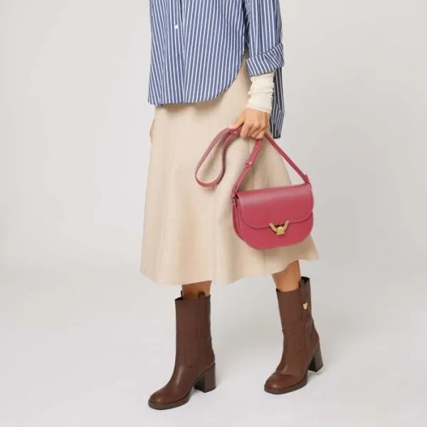Coccinelle Dew Small Rosewood Women Coccinelle Crossbody Bags
