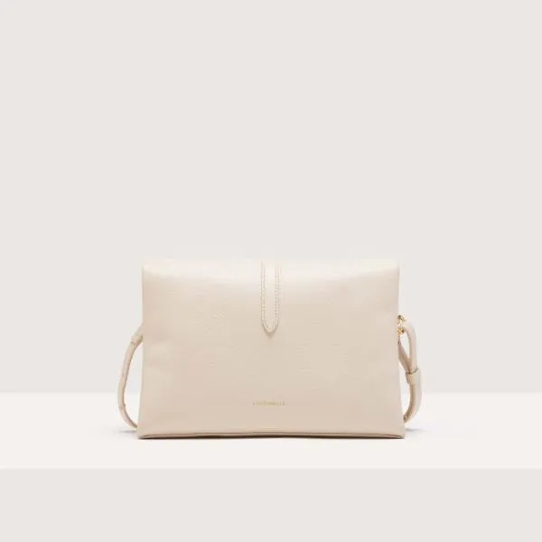 Coccinelle Dorian Small Lambskin White Women Coccinelle Shoulder Bags