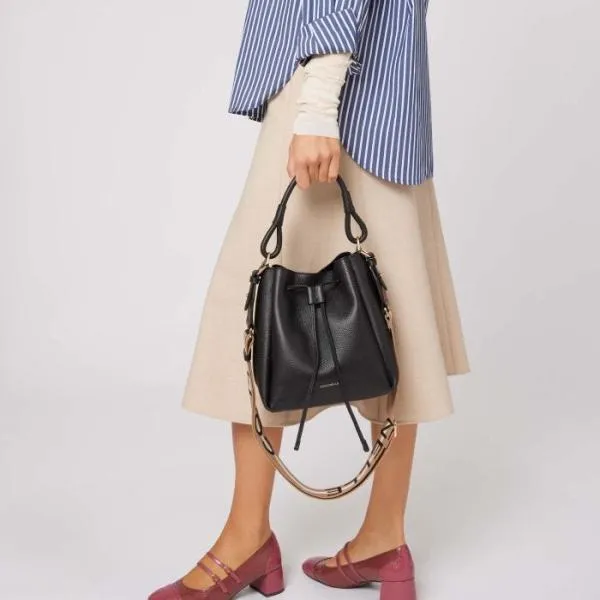 Coccinelle Eclyps Small Noir Women Coccinelle Bucket Bags Coccinelle Eclyps Small Noir Women Coccinelle Bucket Bags