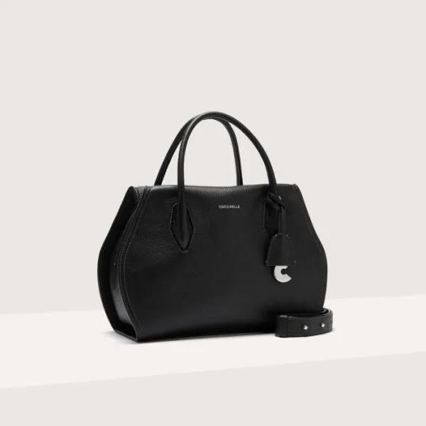 Coccinelle Lord Medium Noir Women Coccinelle Top Handle Bag