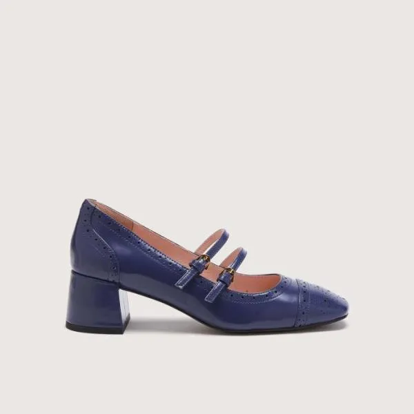 Coccinelle Magal Shiny Brogue Royal Blue Women Coccinelle Pump And Slingback