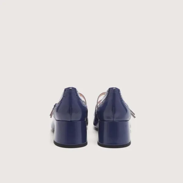 Coccinelle Magal Shiny Brogue Royal Blue Women Coccinelle Pump And Slingback
