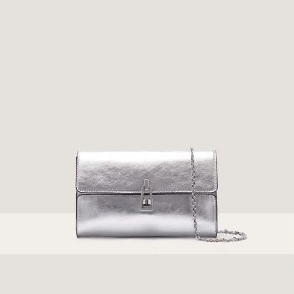 Coccinelle Magie 2nite Smooth Silver Women Coccinelle Clutch
