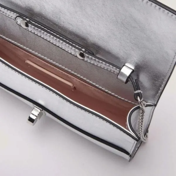 Coccinelle Magie 2nite Smooth Silver Women Coccinelle Clutch Coccinelle Magie 2nite Smooth Silver Women Coccinelle Clutch