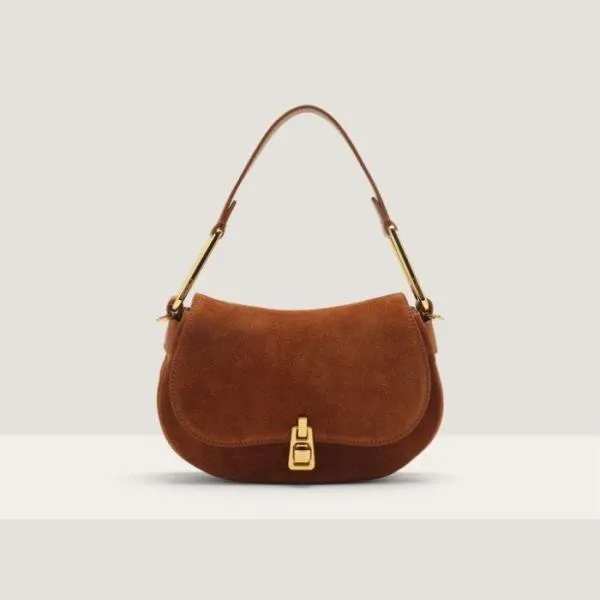 Coccinelle Magie Suede Bimaterial Mini Cuir Women Coccinelle Top Handle Bag