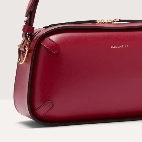 Coccinelle Maleta Calf Cocker Medium Sangria Women Coccinelle Shoulder Bags Coccinelle Maleta Calf Cocker Medium Sangria Women Coccinelle Shoulder Bags