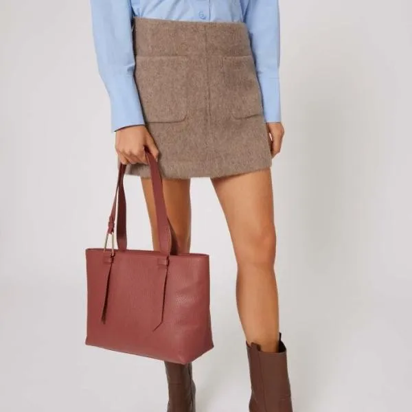 Coccinelle Malory Medium Brandy Women Coccinelle Tote Bags Coccinelle Malory Medium Brandy Women Coccinelle Tote Bags