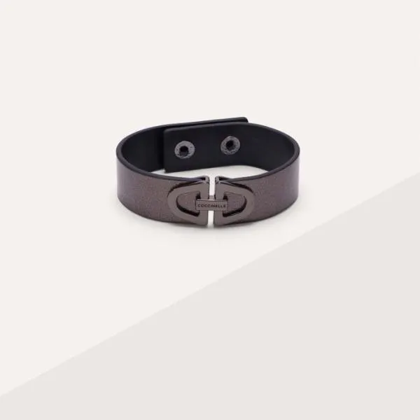 Coccinelle Monogram Smooth Metal Noir Women Coccinelle Bijoux