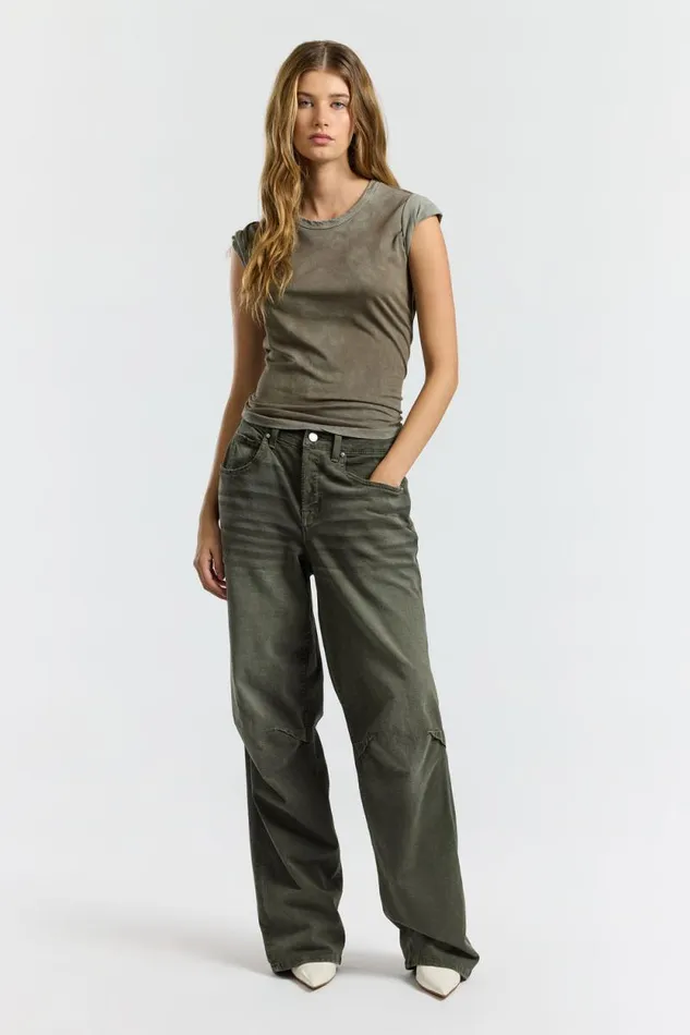 COTTON CITIZEN PANTS Mila Pant Steel Gray 8211 Women