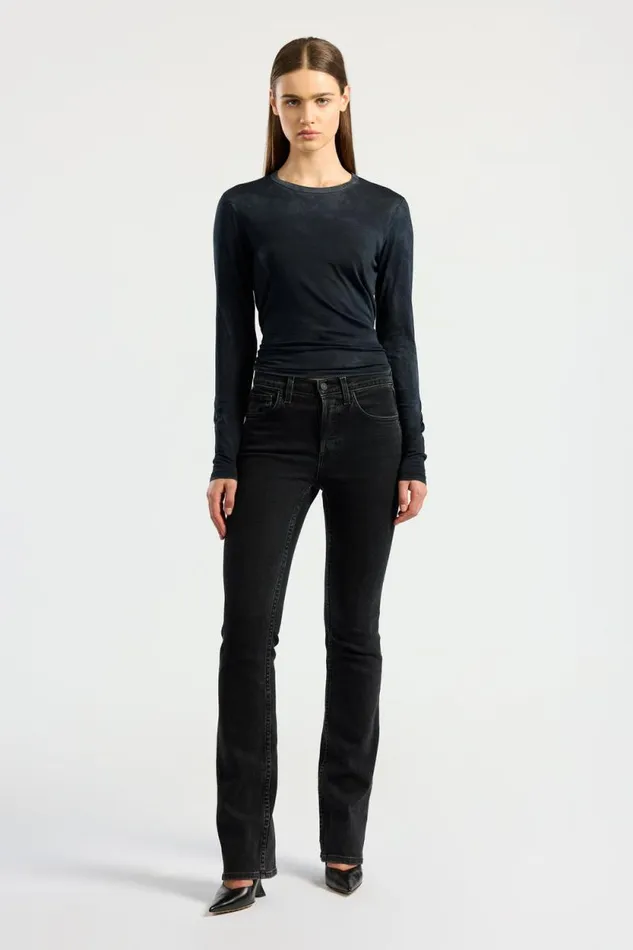 COTTON CITIZEN SHIRTS Standard Long Sleeve Shirt Vintage Black 8211 Women