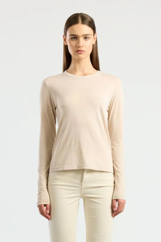 COTTON CITIZEN SHIRTS Standard Long Sleeve Shirt Vintage Oatmeal 8211 Women