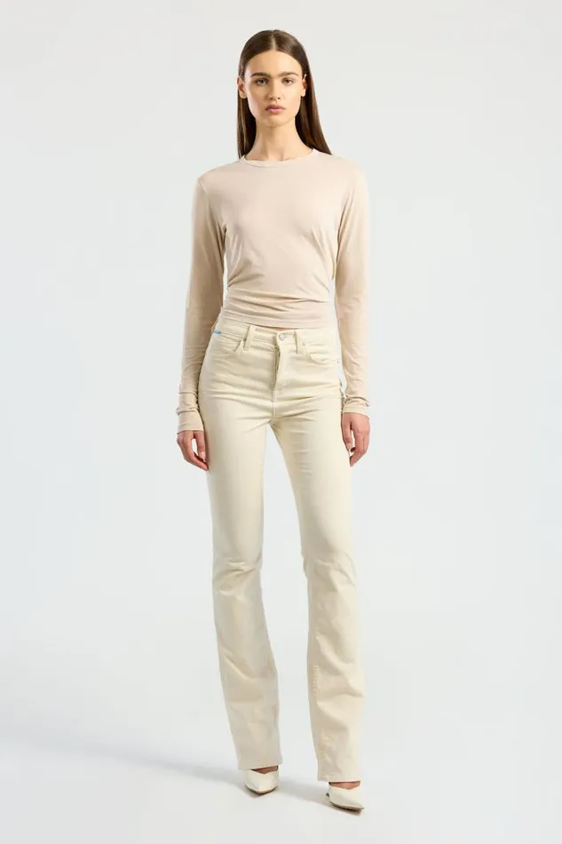 COTTON CITIZEN SHIRTS Standard Long Sleeve Shirt Vintage Oatmeal 8211 Women
