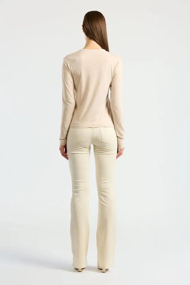 COTTON CITIZEN SHIRTS Standard Long Sleeve Shirt Vintage Oatmeal 8211 Women