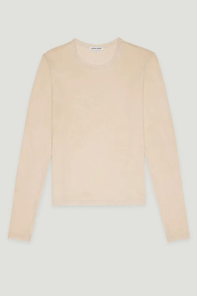 COTTON CITIZEN SHIRTS Standard Long Sleeve Shirt Vintage Oatmeal 8211 Women