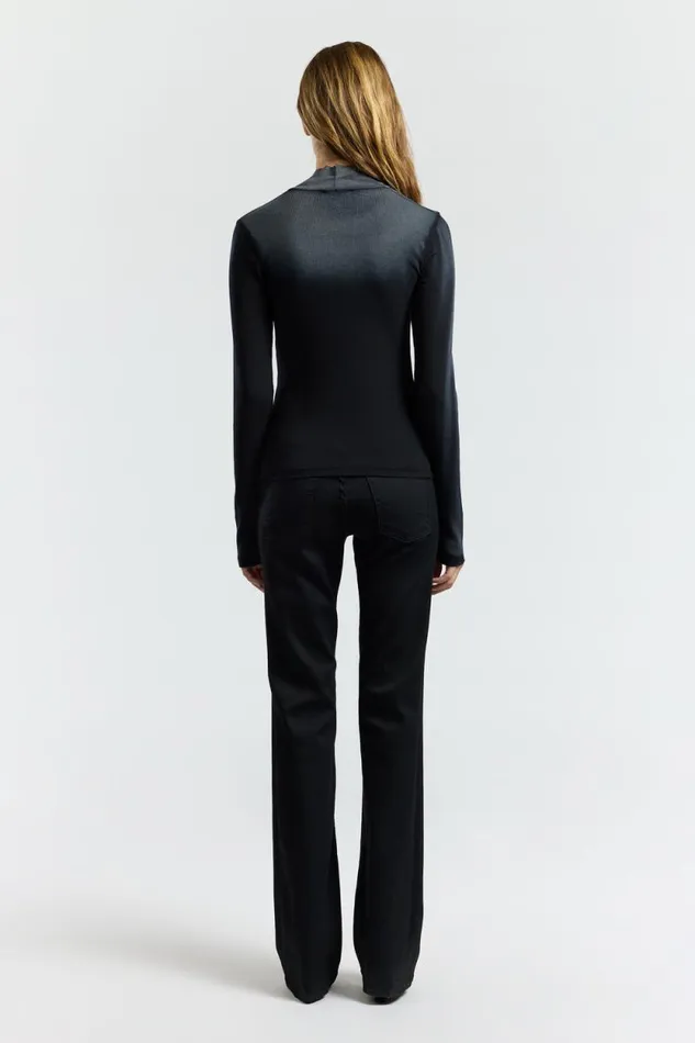 COTTON CITIZEN SHIRTS Verona Turtleneck Black Cast 8211 Women
