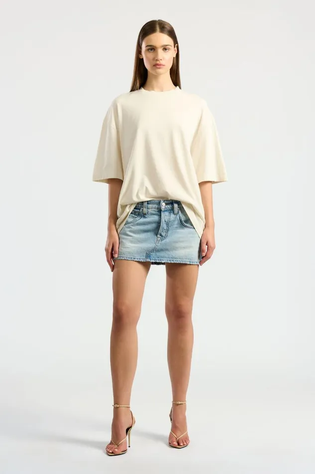 COTTON CITIZEN TEES Bowie Tee Vintage Bone 8211 Women