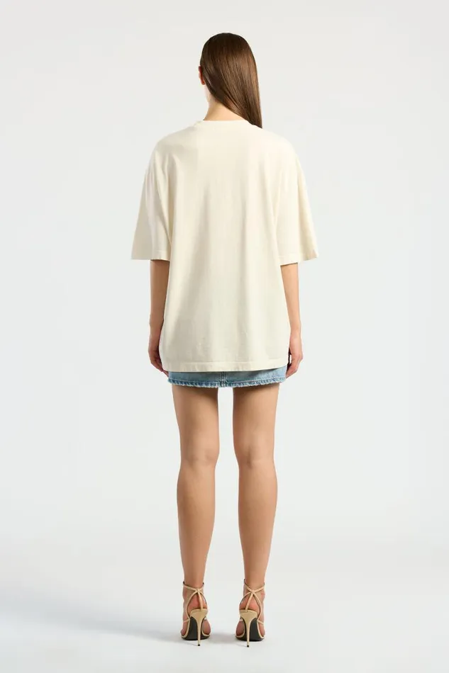 COTTON CITIZEN TEES Bowie Tee Vintage Bone 8211 Women