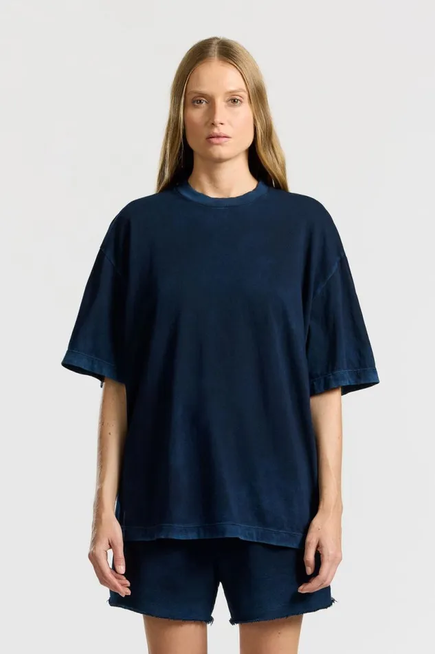 COTTON CITIZEN TEES Bowie Tee Vintage Navy 8211 Women