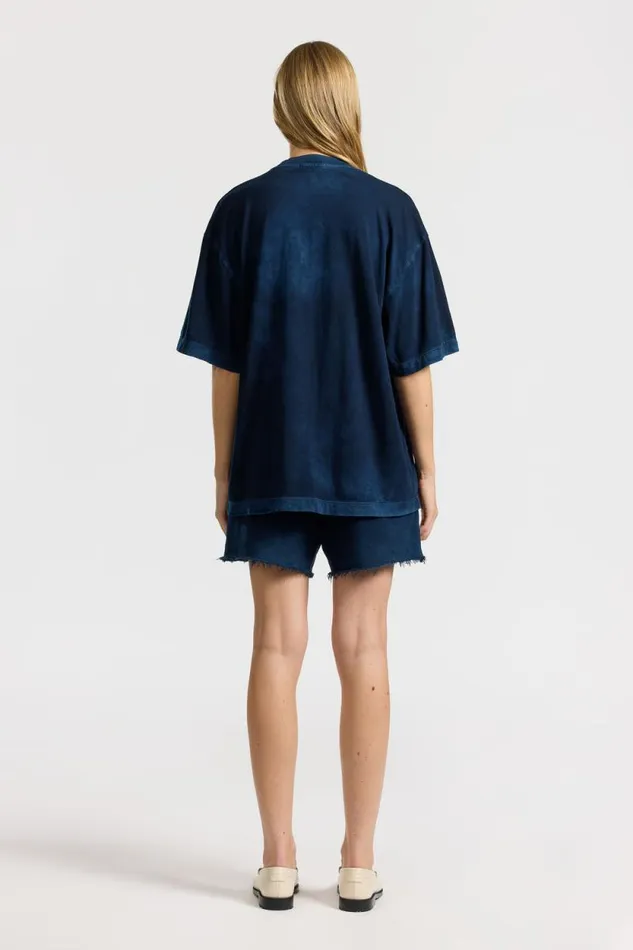 COTTON CITIZEN TEES Bowie Tee Vintage Navy 8211 Women