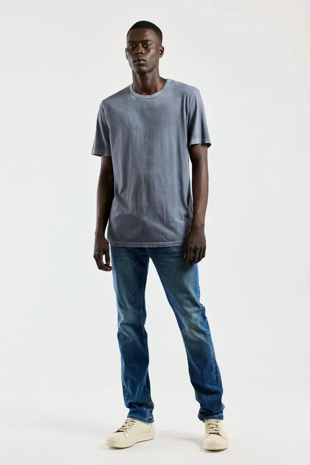 COTTON CITIZEN TEES Classic Crewneck Tee Vintage Natural Blue 8211 Men