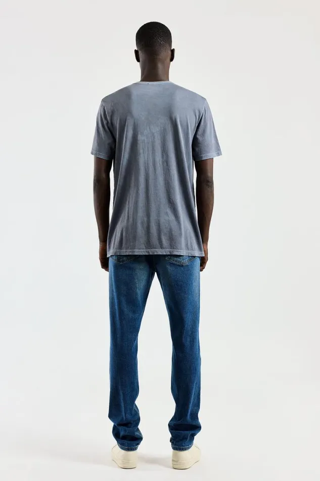 COTTON CITIZEN TEES Classic Crewneck Tee Vintage Natural Blue 8211 Men