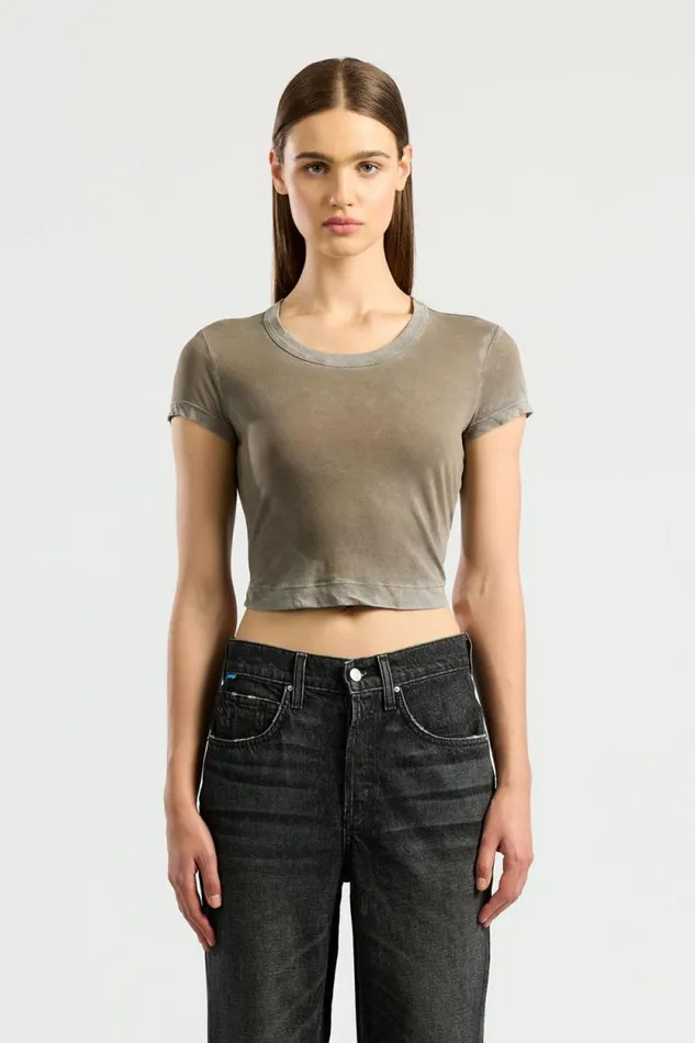 COTTON CITIZEN TEES Standard Baby Tee Vintage Taupe 8211 Women