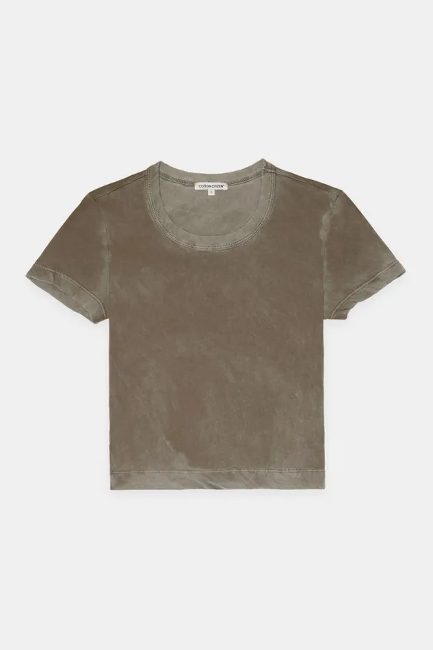 COTTON CITIZEN TEES Standard Baby Tee Vintage Taupe 8211 Women