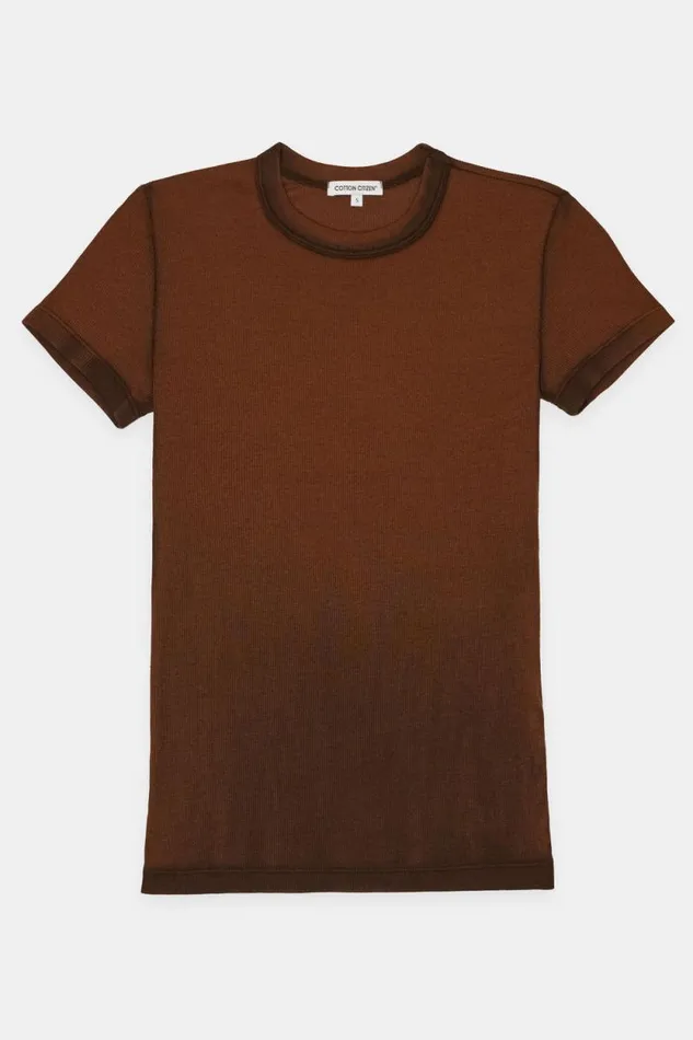 COTTON CITIZEN TEES Verona Tee Chestnut Cast 8211 Women