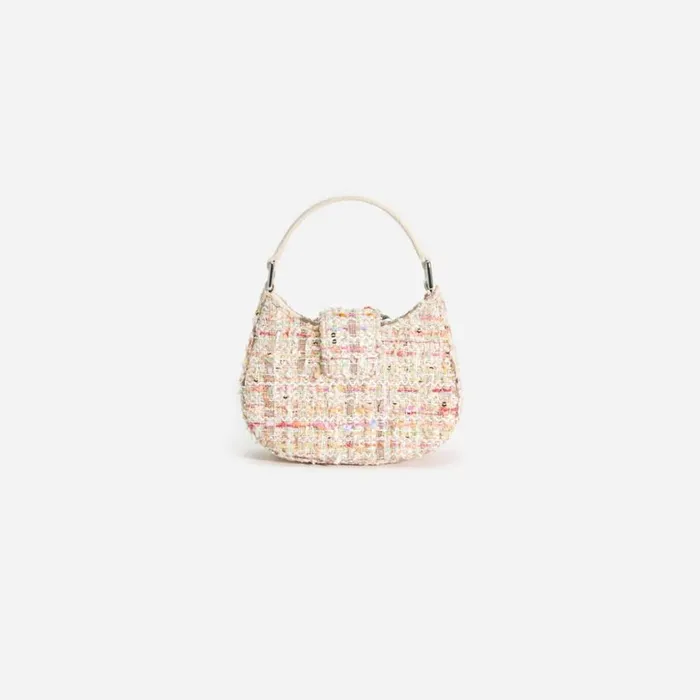 Cream Boucle Micro Bag Women Self Portrait Micro Cream Boucle Micro Bag Women Self Portrait Micro