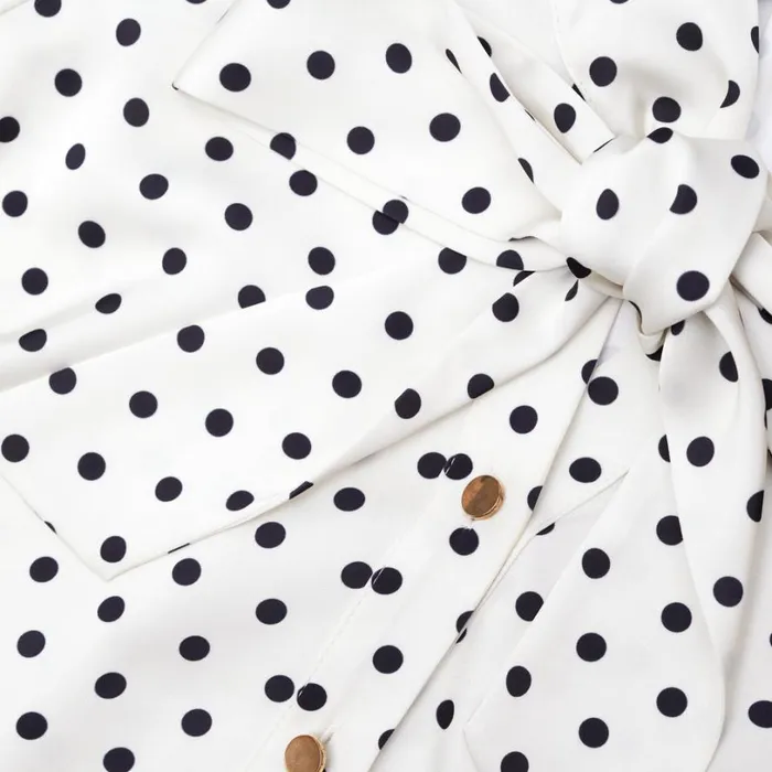 Cream Polka Dot Satin Midi Dress Women Self Portrait Dresses Cream Polka Dot Satin Midi Dress Women Self Portrait Dresses