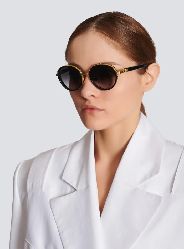 Croissy Sunglasses Black WomenMen Balmain Eyewear