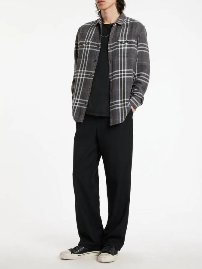 DALE SHIRT Dk Steel Htr Clothing John Varvatos Shirts