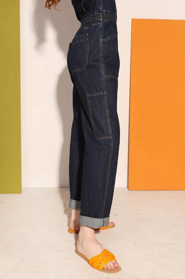 Danny Boilersuit Indigo Slim Fit Womens LF Markey One Pieces